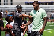 Micah Parsons, CD East coach Lance Deane connect at Harrisburg youth football camp
