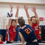 Red Land defeats Hershey in boys volleyball action