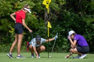 Scenes from the Mid Penn girls golf tournament