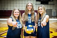 Greencastle-Antrim girls volleyball downs James Buchanan in an MPC Colonial match