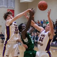 Owen Schlegar and Mike Bednostin help Trinity dispatch Boiling Springs 54-29