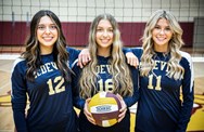 Bishop McDevitt girls volleyball defeats Boiling Springs.